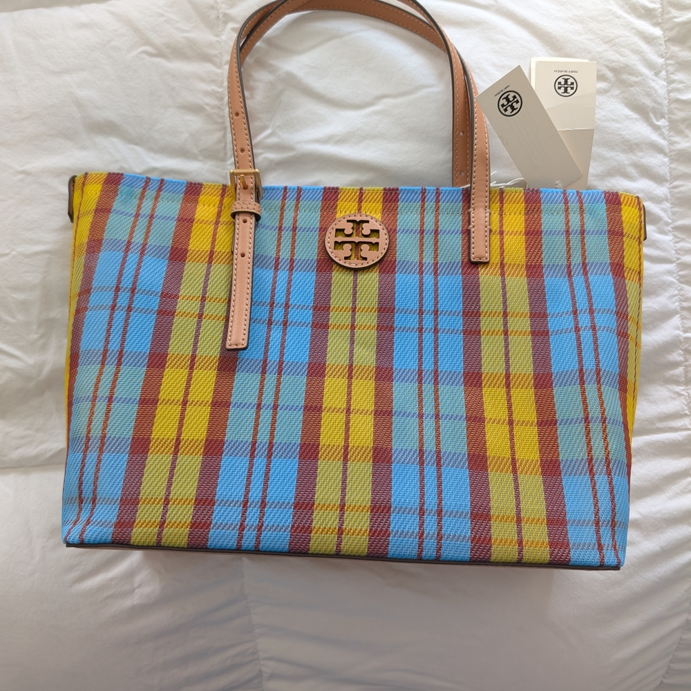 Brand New Tory Burch Emerson Mesh East West Market Tote